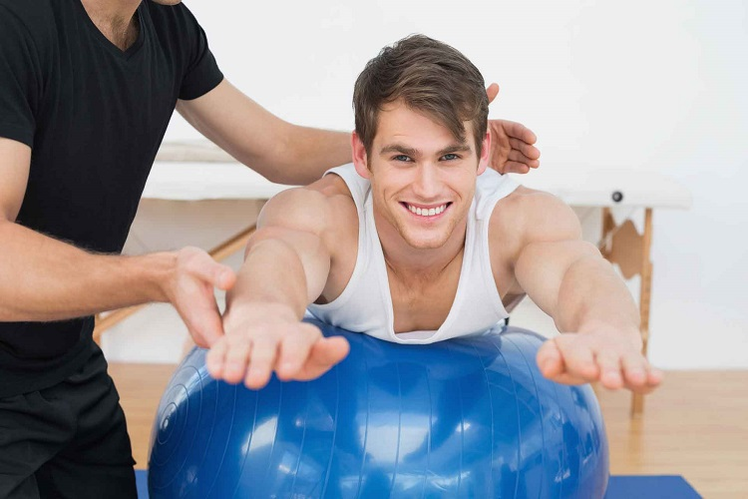 vaje na fitball za prostatitis